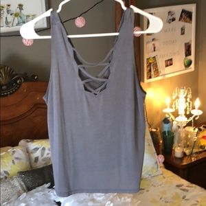 Grey American Eagle tank top